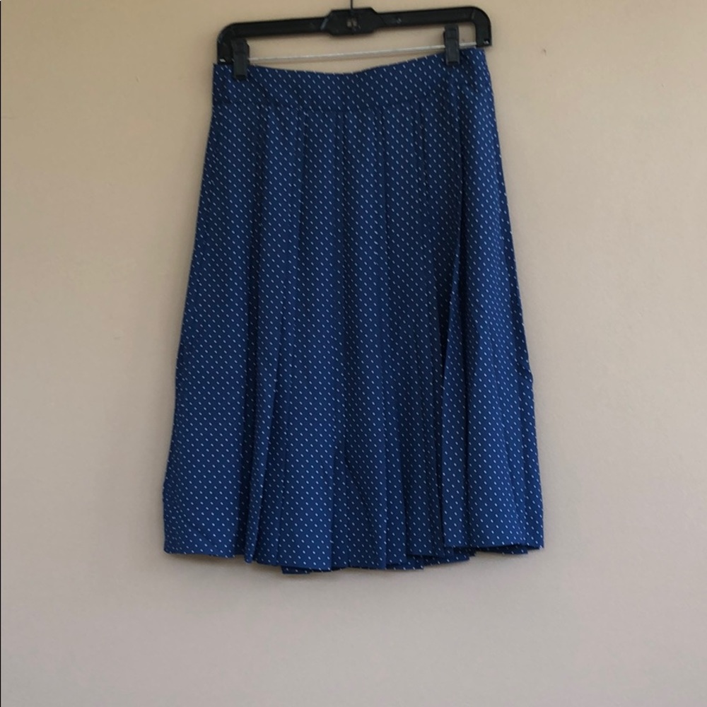 NEW • J. Crew • Double Pleated Midi Skirt Polka - Picture 6 of 7